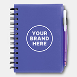 Bic Plastic Notebook (Small)-Logo